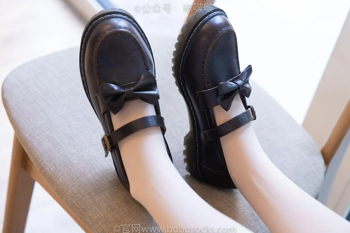 [BoBoSocks袜啵啵]NO.047 稚予-皮鞋、厚肉丝 [131P]插图3